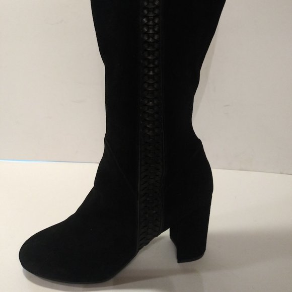 Kensie, black Suede tall Boots size 10M NWT - Picture 3 of 12